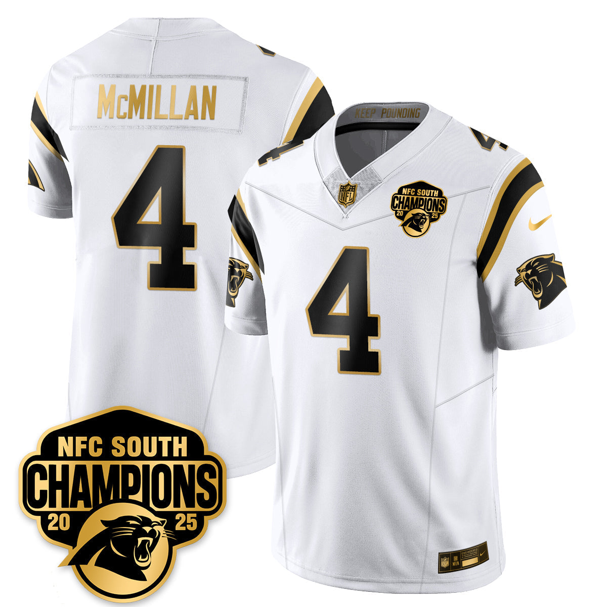 CAR NFC South Division Champions Vapor Limited Jersey - Stitched