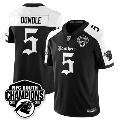 CAR Gothic NFC South Division Champions Vapor Limited Gothic Jersey - Stitched