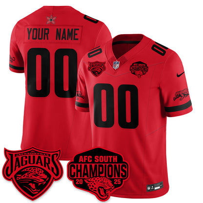 DET Stranger Things AFC South Division Champions Vapor Limited Throwback Jersey - Stitched