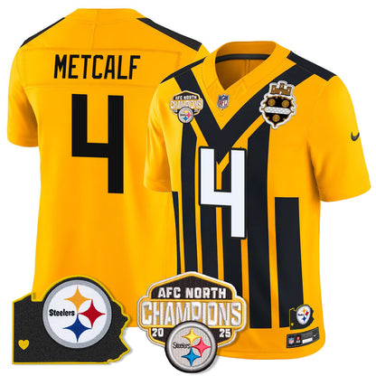 PIT AFC North Division Champions Vapor Limited Jersey - Stitched