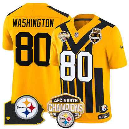 PIT AFC North Division Champions Vapor Limited Jersey - Stitched