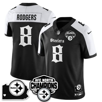 PIT Gothic AFC North Division Champions Vapor Limited Jersey - Stitched