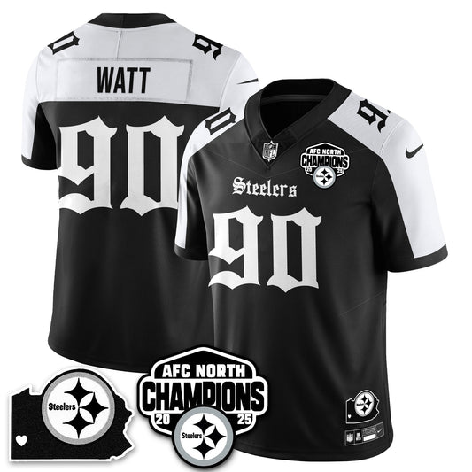 PIT Gothic AFC North Division Champions Vapor Limited Jersey - Stitched