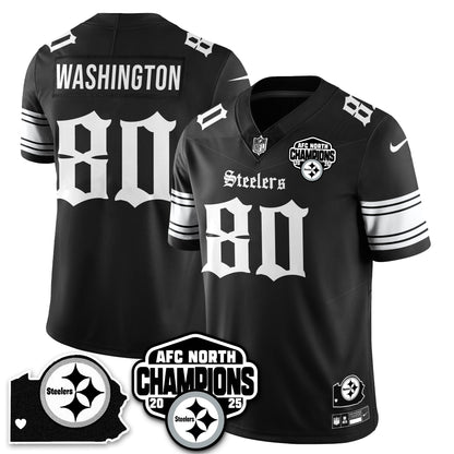 PIT Gothic AFC North Division Champions Vapor Limited Jersey - Stitched