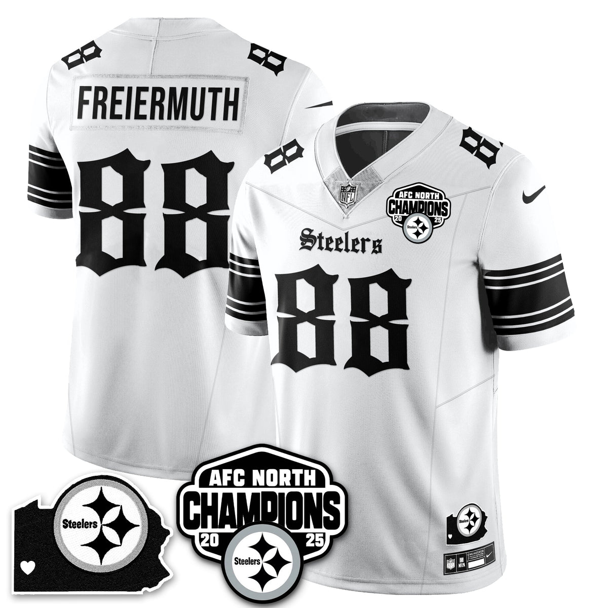 PIT Gothic AFC North Division Champions Vapor Limited Jersey - Stitched