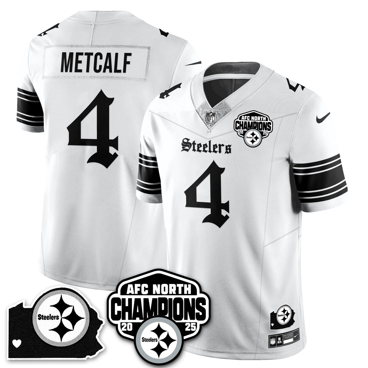 PIT Gothic AFC North Division Champions Vapor Limited Jersey - Stitched