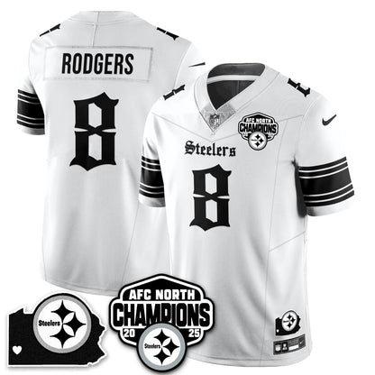 PIT Gothic AFC North Division Champions Vapor Limited Jersey - Stitched