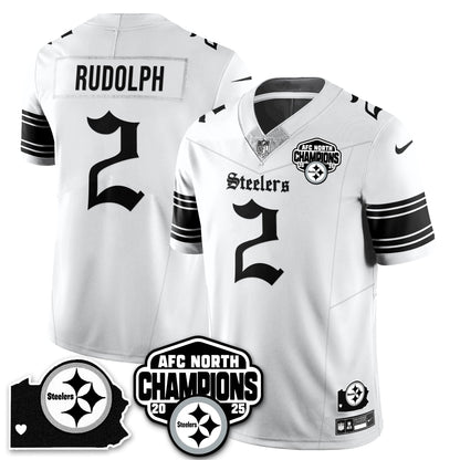 PIT Gothic AFC North Division Champions Vapor Limited Jersey - Stitched