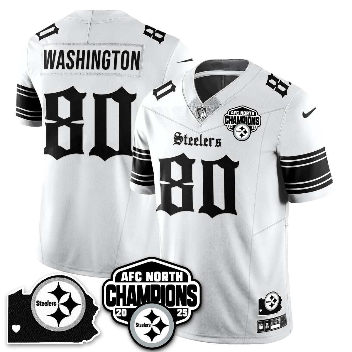 PIT Gothic AFC North Division Champions Vapor Limited Jersey - Stitched