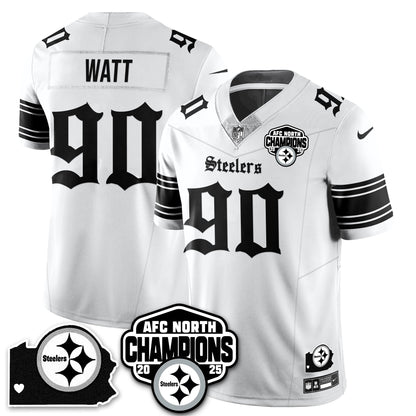 PIT Gothic AFC North Division Champions Vapor Limited Jersey - Stitched