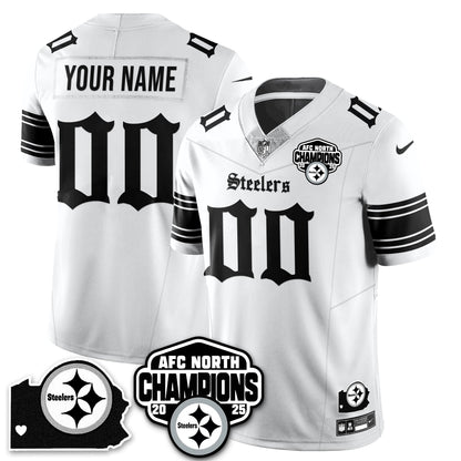 PIT Gothic AFC North Division Champions Vapor Limited Jersey - Stitched