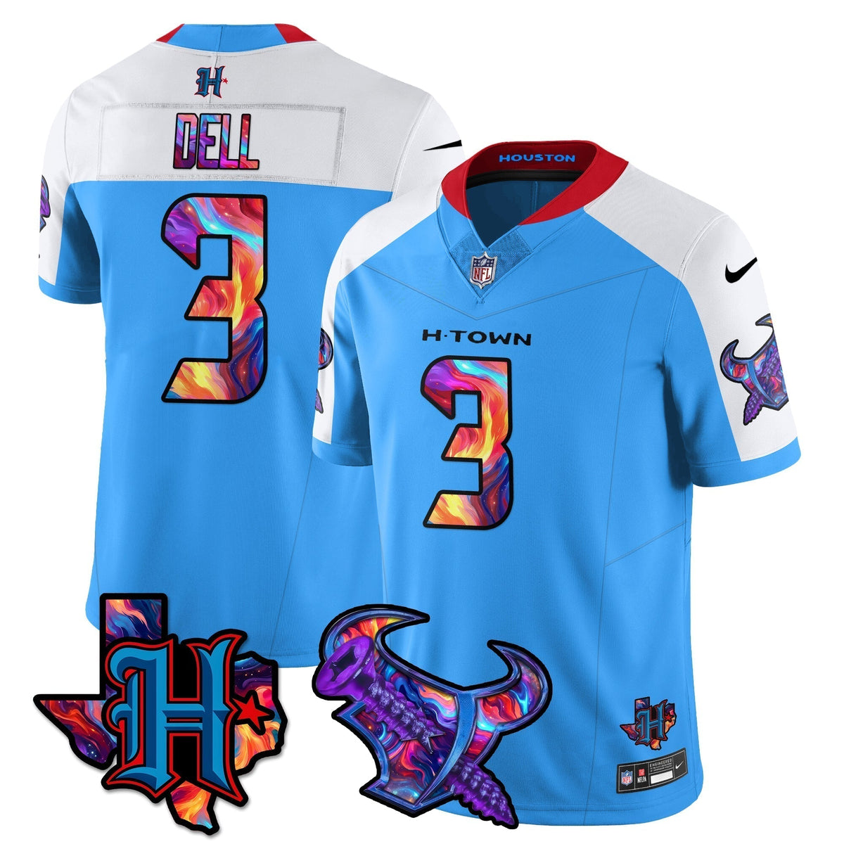 HOU Special Vapor Limited Jersey - Stitched