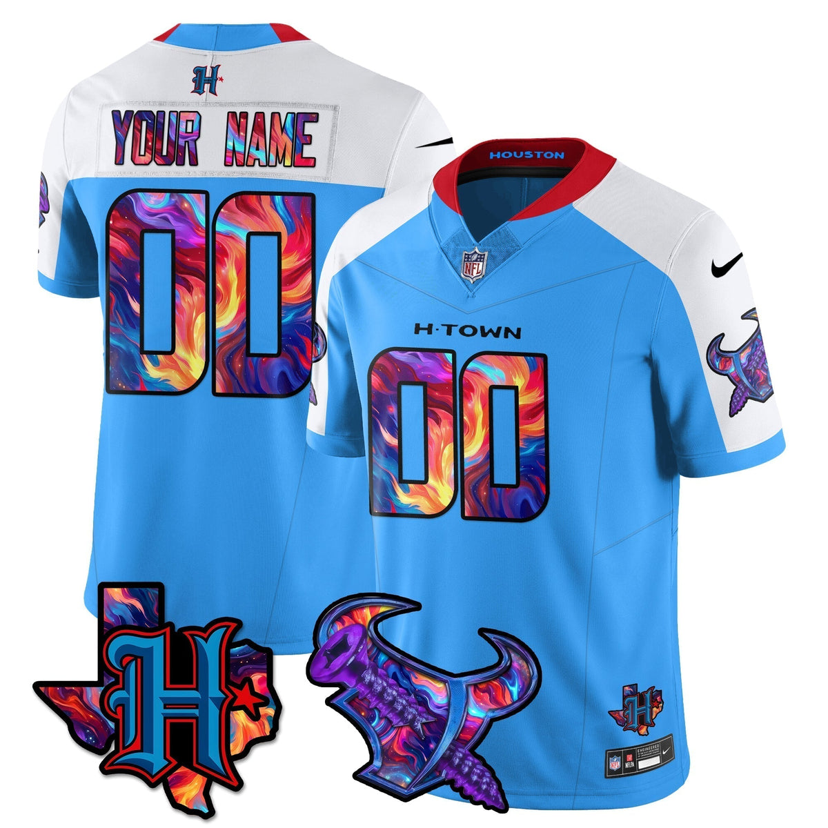 HOU Special Vapor Limited Jersey - Stitched