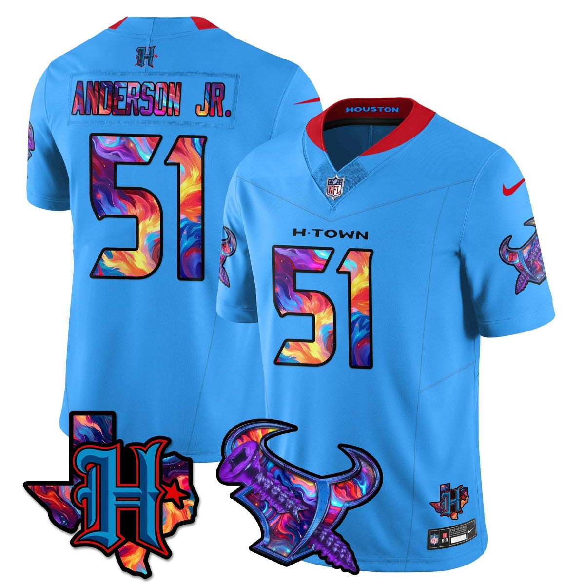 HOU Special Vapor Limited Jersey - Stitched