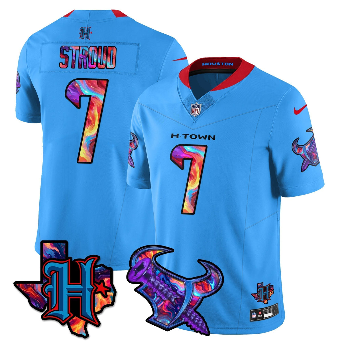HOU Special Vapor Limited Jersey - Stitched