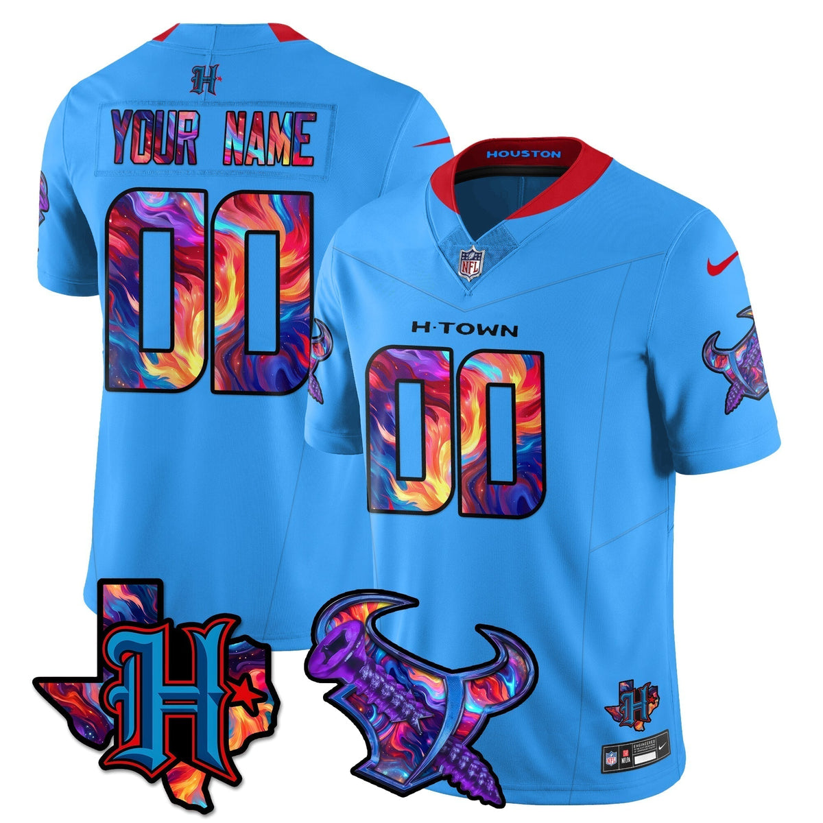 HOU Special Vapor Limited Jersey - Stitched