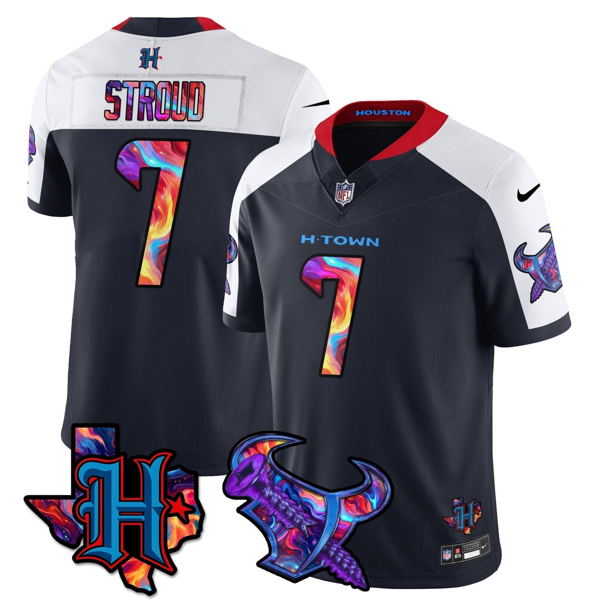HOU Special Vapor Limited Jersey - Stitched