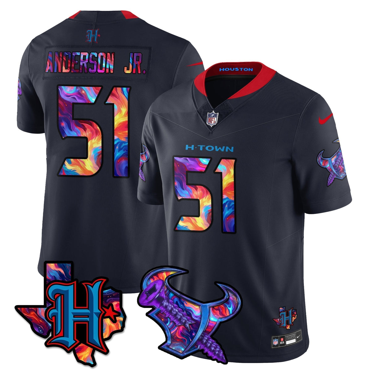HOU Special Vapor Limited Jersey - Stitched
