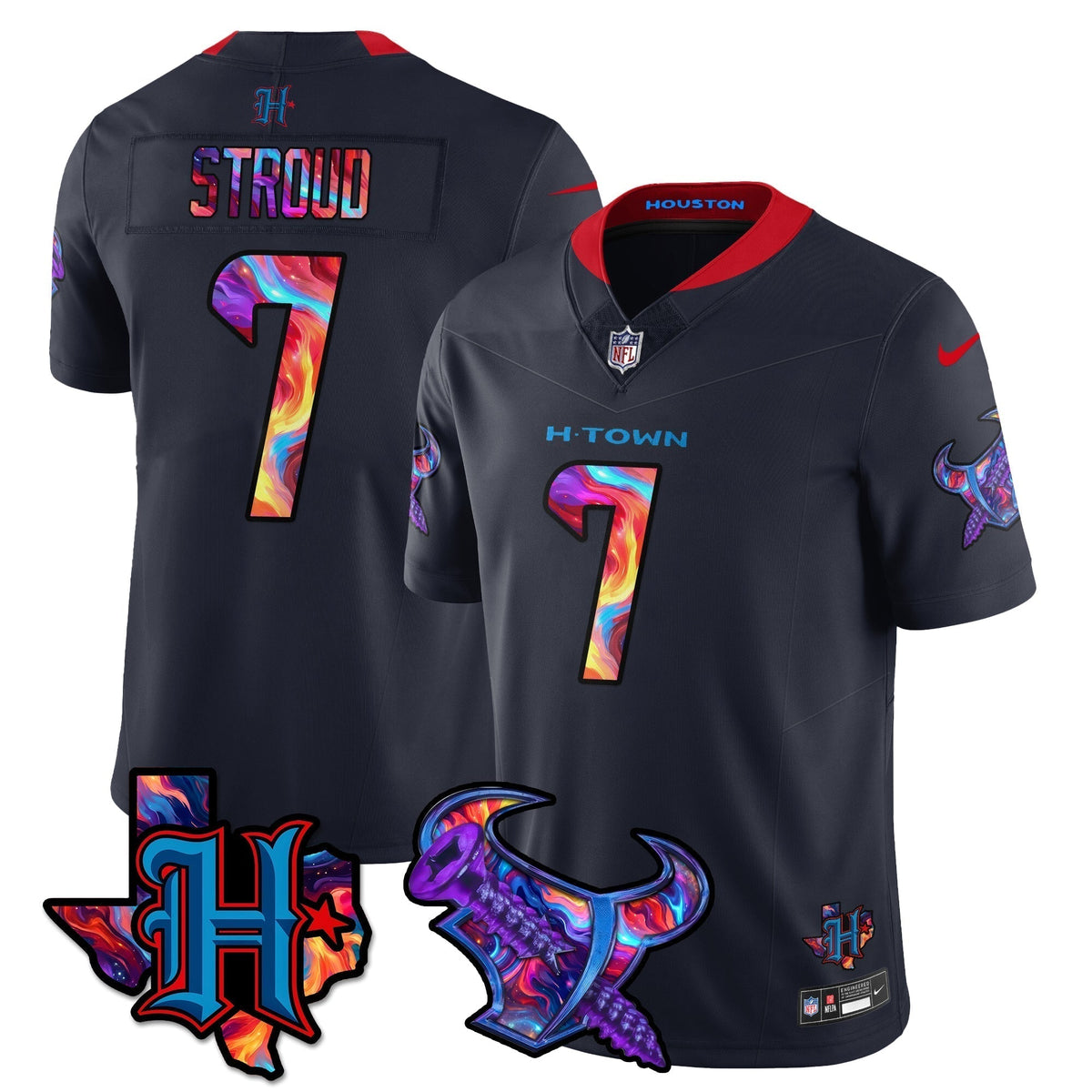 HOU Special Vapor Limited Jersey - Stitched