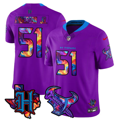 HOU Special Vapor Limited Jersey - Stitched