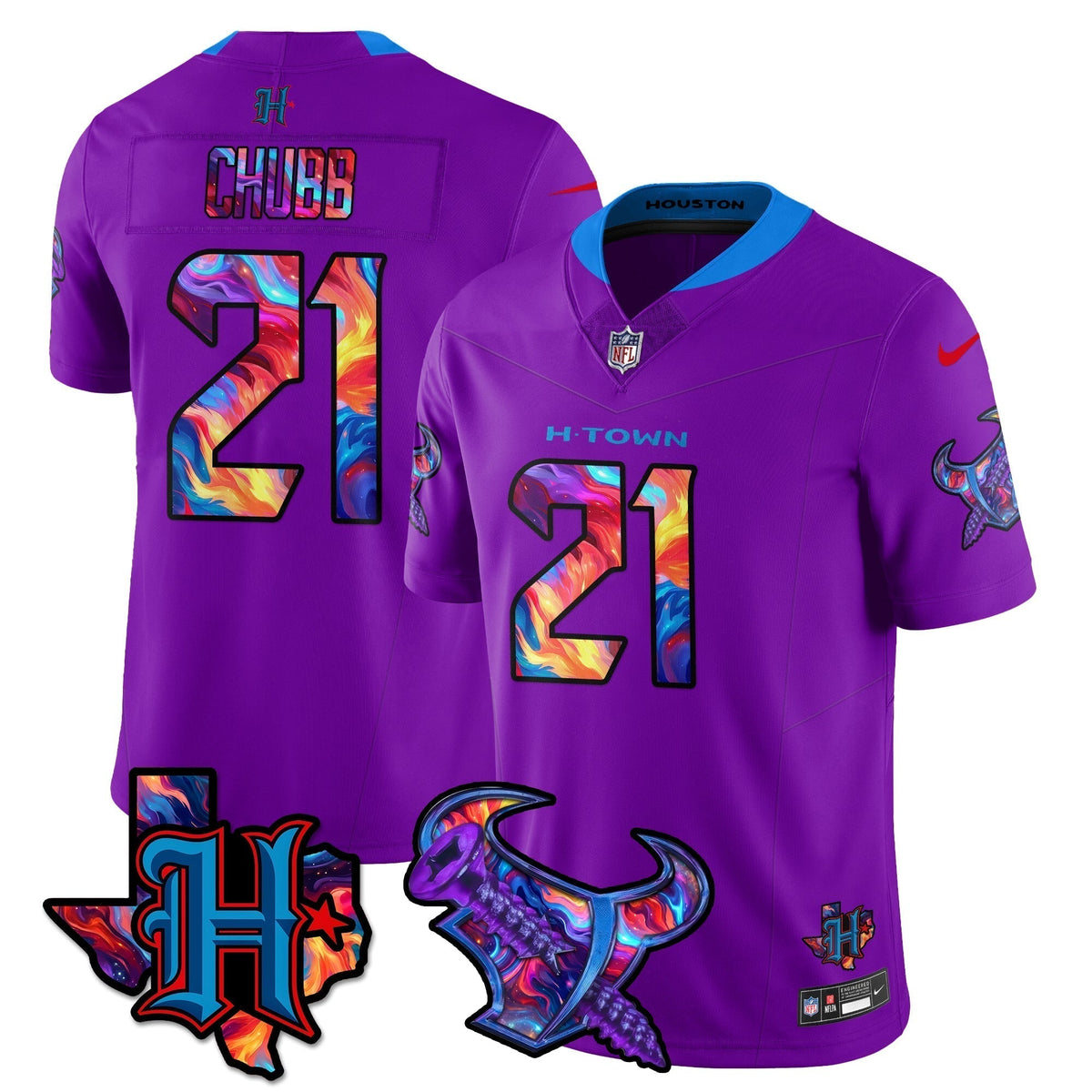 HOU Special Vapor Limited Jersey - Stitched