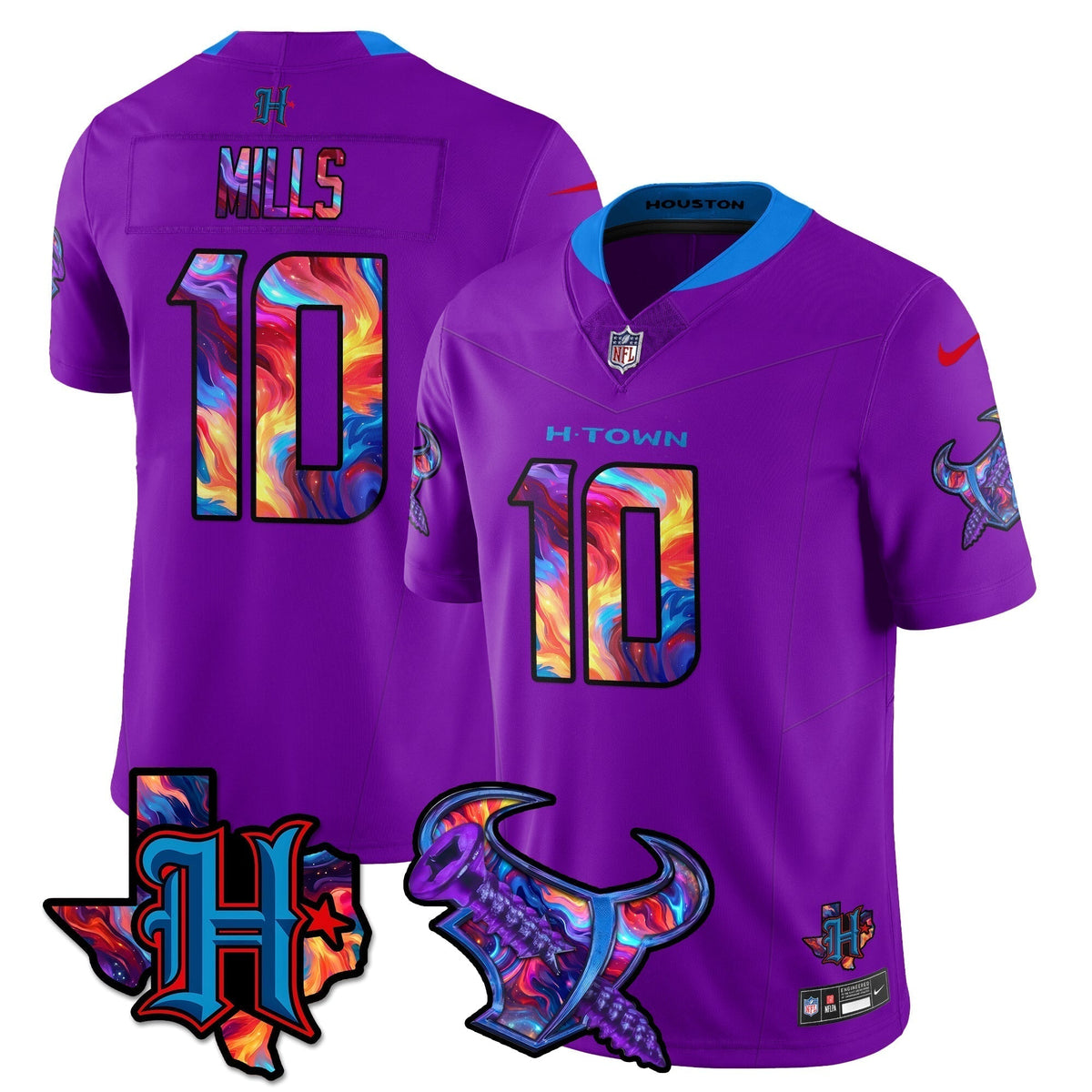 HOU Special Vapor Limited Jersey - Stitched