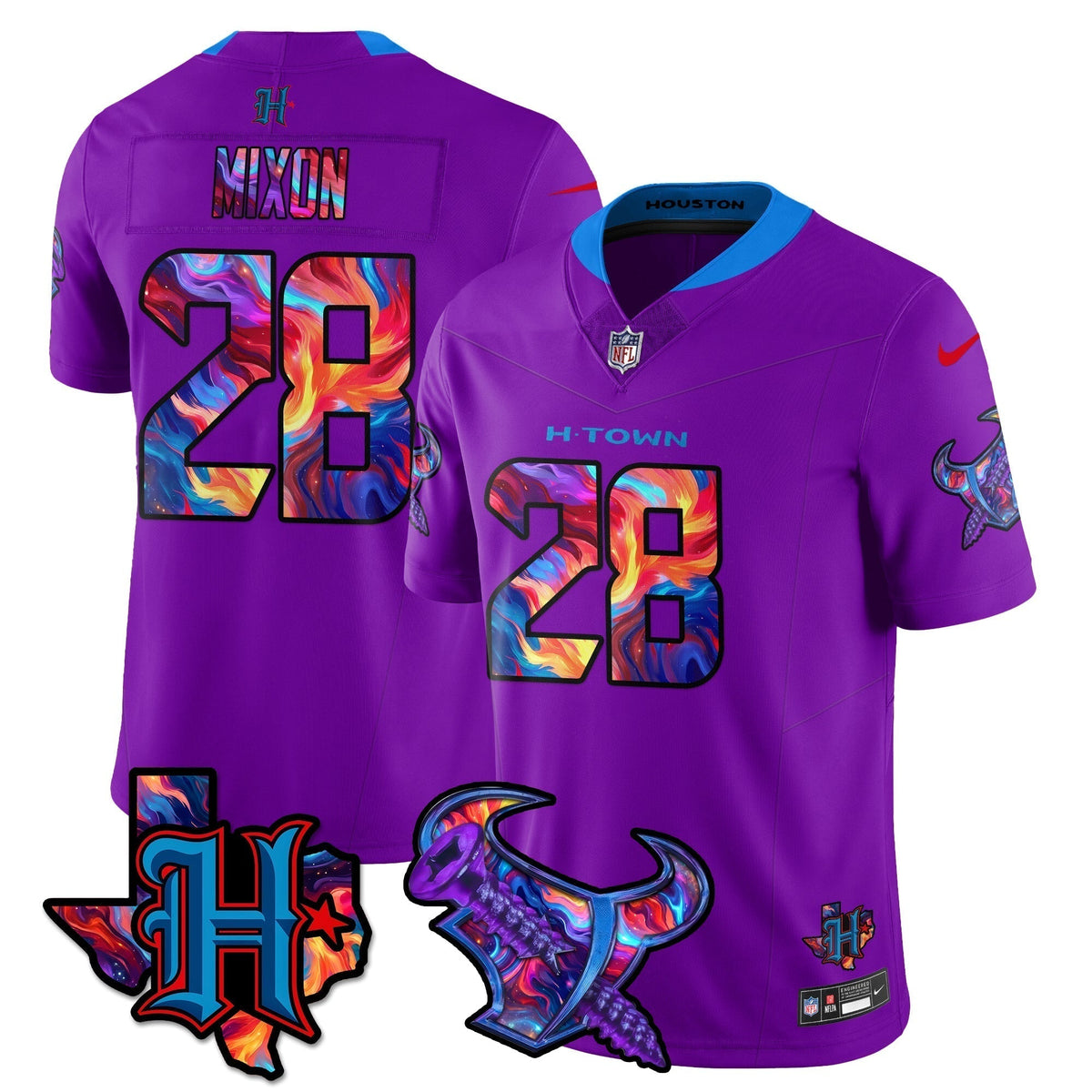 HOU Special Vapor Limited Jersey - Stitched