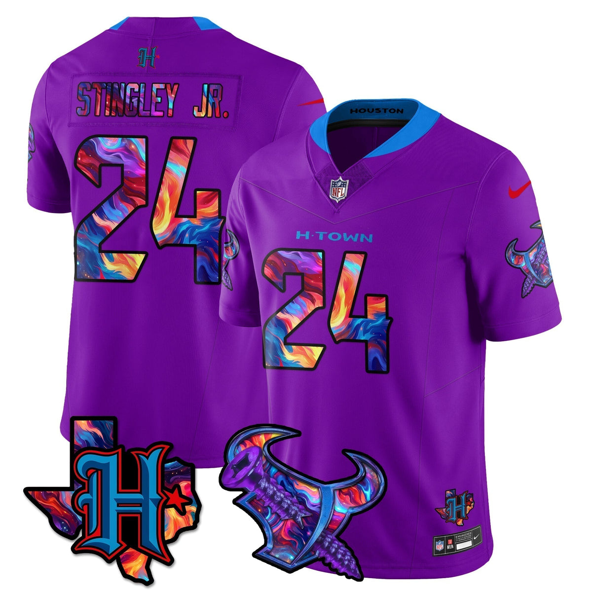 HOU Special Vapor Limited Jersey - Stitched