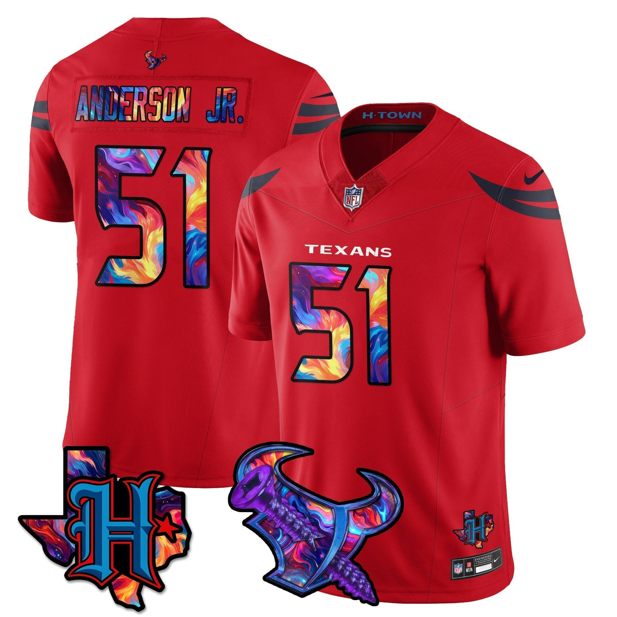 HOU Special Vapor Limited Jersey - Stitched
