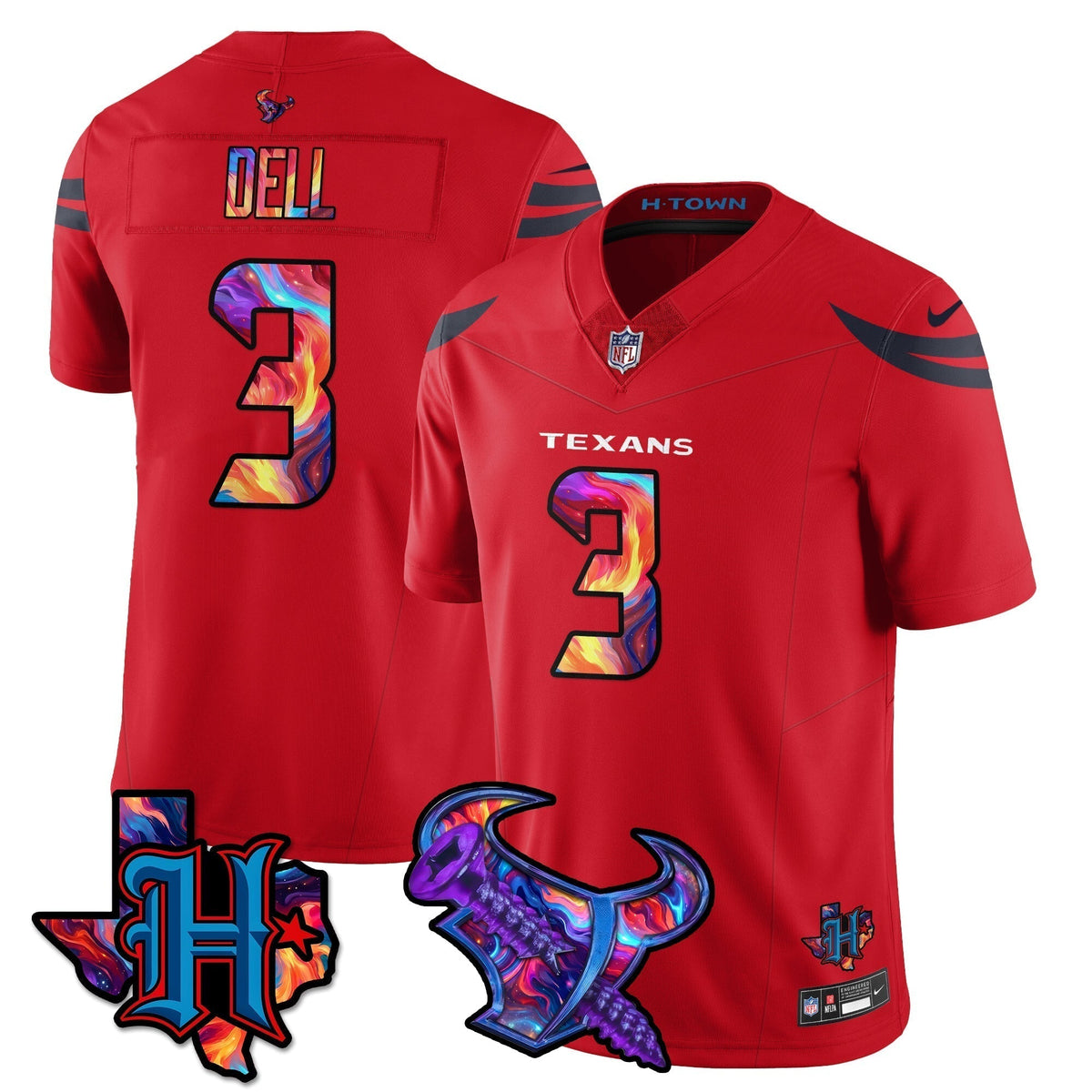 HOU Special Vapor Limited Jersey - Stitched