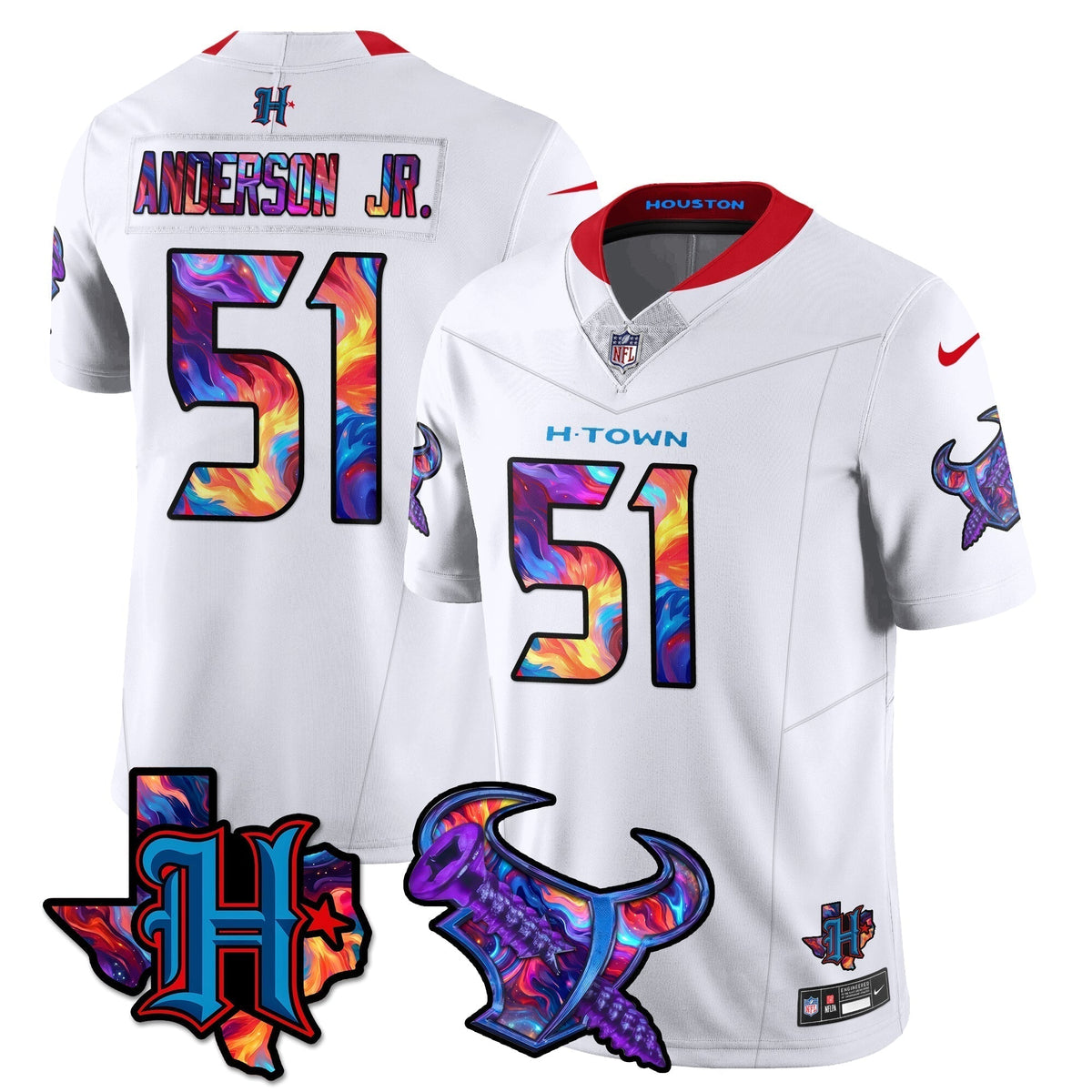 HOU Special Vapor Limited Jersey - Stitched