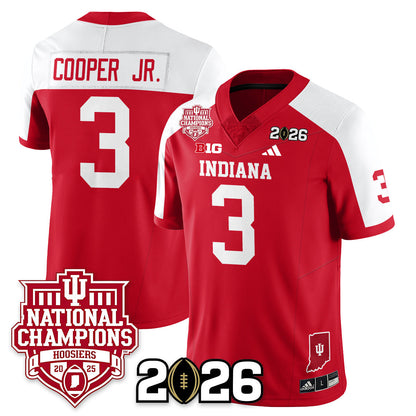 Indiana H Vapor Limited Football Jersey - 2025 National Champions - Stitched