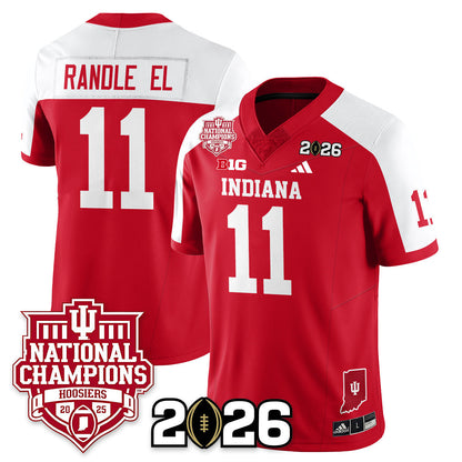Indiana H Vapor Limited Football Jersey - 2025 National Champions - Stitched