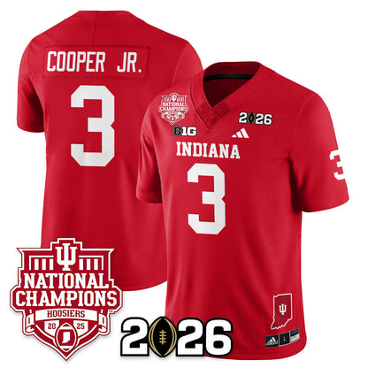 Indiana H Vapor Limited Football Jersey - 2025 National Champions - Stitched