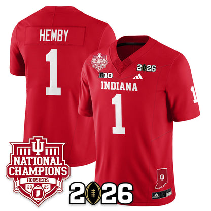 Indiana H Vapor Limited Football Jersey - 2025 National Champions - Stitched