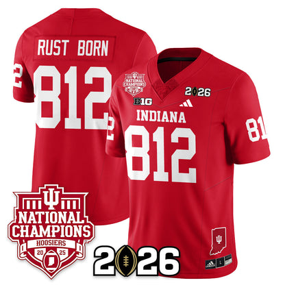 Indiana H Vapor Limited Football Jersey - 2025 National Champions - Stitched