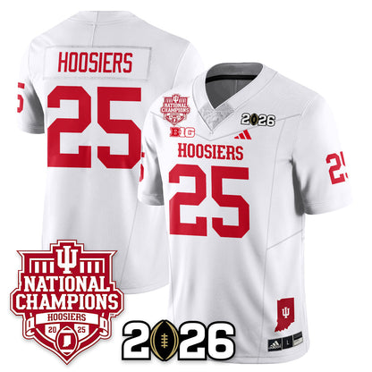 Indiana H Vapor Limited Football Jersey - 2025 National Champions - Stitched