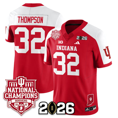 Indiana H Vapor Limited Football Jersey - 2025 National Champions - Stitched