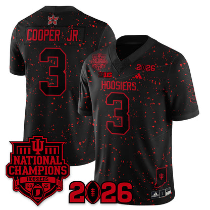 Indiana H Stranger Things Vapor Limited Football Jersey - 2025 National Champions - Stitched