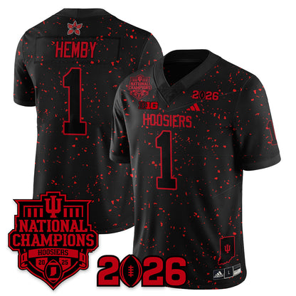 Indiana H Stranger Things Vapor Limited Football Jersey - 2025 National Champions - Stitched