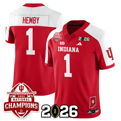 Indiana H Vapor Limited Football Jersey V2 - 2025 National Champions - Stitched