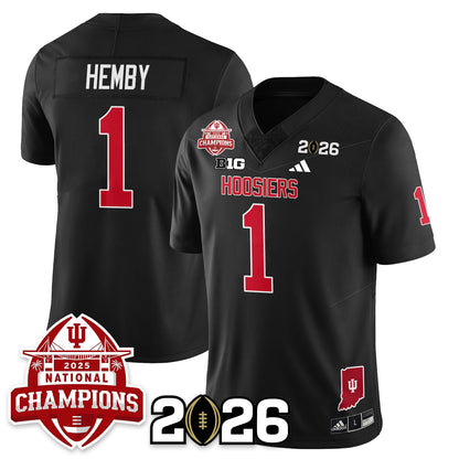 Indiana H Vapor Limited Football Jersey V2 - 2025 National Champions - Stitched