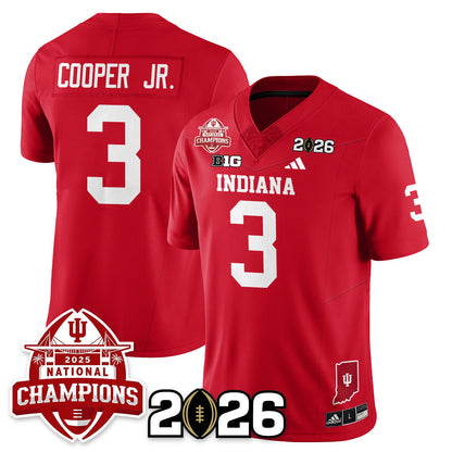 Indiana H Vapor Limited Football Jersey V2 - 2025 National Champions - Stitched