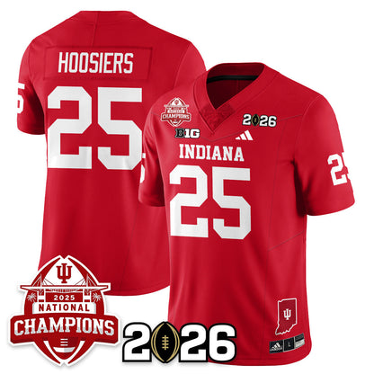 Indiana H Vapor Limited Football Jersey V2 - 2025 National Champions - Stitched