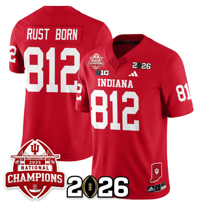 Indiana H Vapor Limited Football Jersey V2 - 2025 National Champions - Stitched