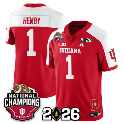 Indiana H Vapor Limited Football Jersey V3 - 2025 National Champions - Stitched