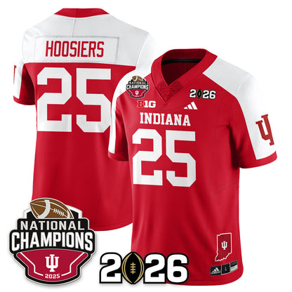 Indiana H Vapor Limited Football Jersey V3 - 2025 National Champions - Stitched
