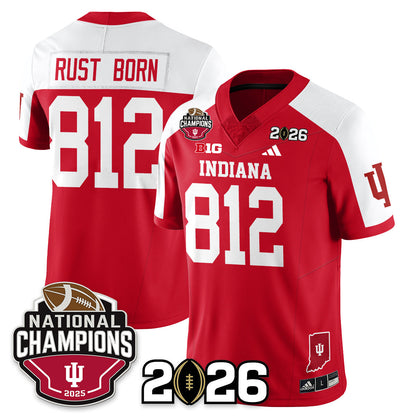 Indiana H Vapor Limited Football Jersey V3 - 2025 National Champions - Stitched