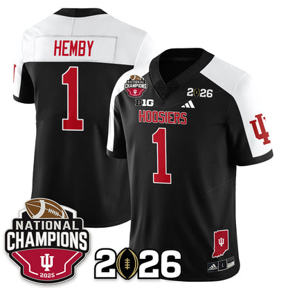 Indiana H Vapor Limited Football Jersey V3 - 2025 National Champions - Stitched