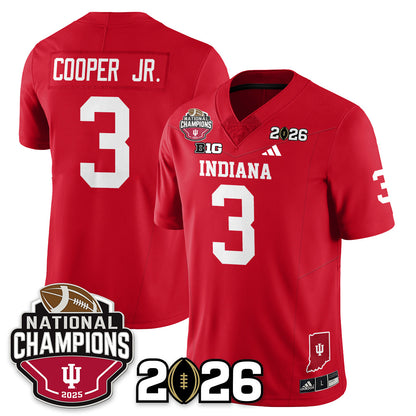 Indiana H Vapor Limited Football Jersey V3 - 2025 National Champions - Stitched